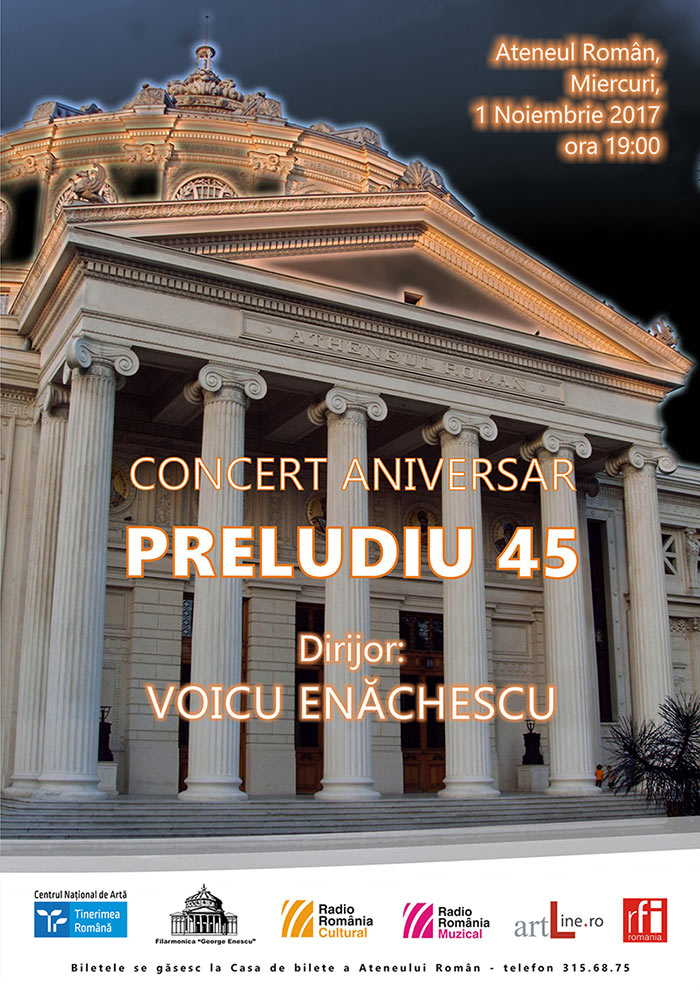 CORUL DE CAMERĂ PRELUDIU dirijat de VOICU ENĂCHESCU –  Aniversare 45 de ani la Ateneul Român