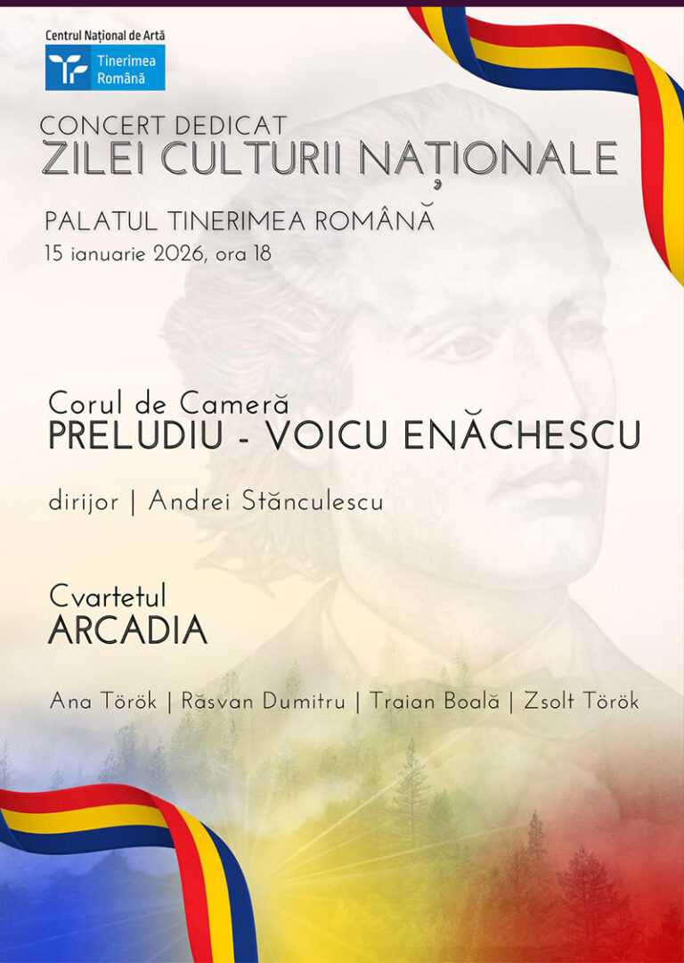 CORUL DE CAMERĂ “PRELUDIU” – RECITAL DEDICAT ZILEI NAȚIONALE A ROMÂNIEI LA PALATUL “TINERIMEA ROMÂNĂ”