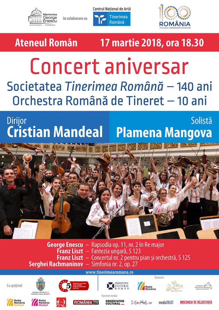 Orchestra Română de Tineret – 10 ani de succes pe scenele din România şi Europa