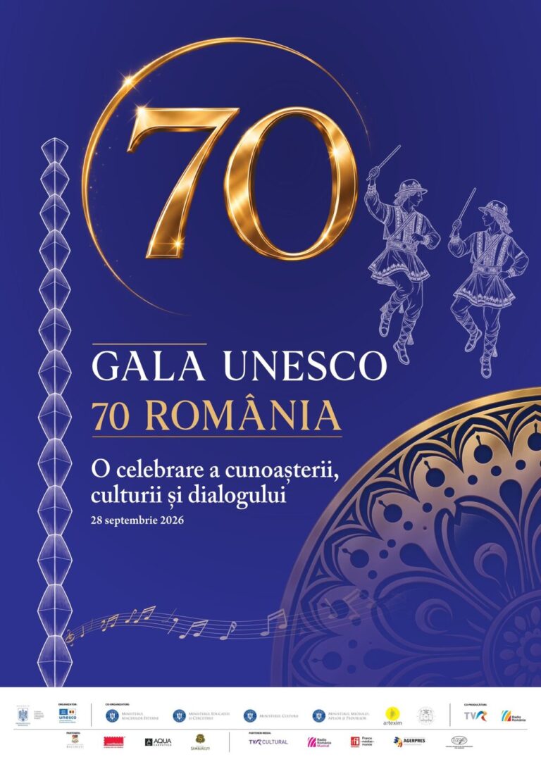 Orchestra Română de Tineret dirijată de  Constantin Grigore va cânta în GALA UNESCO 70 – ROMÂNIA